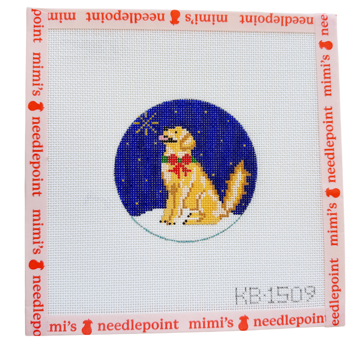 Midnight Golden Retriever Round