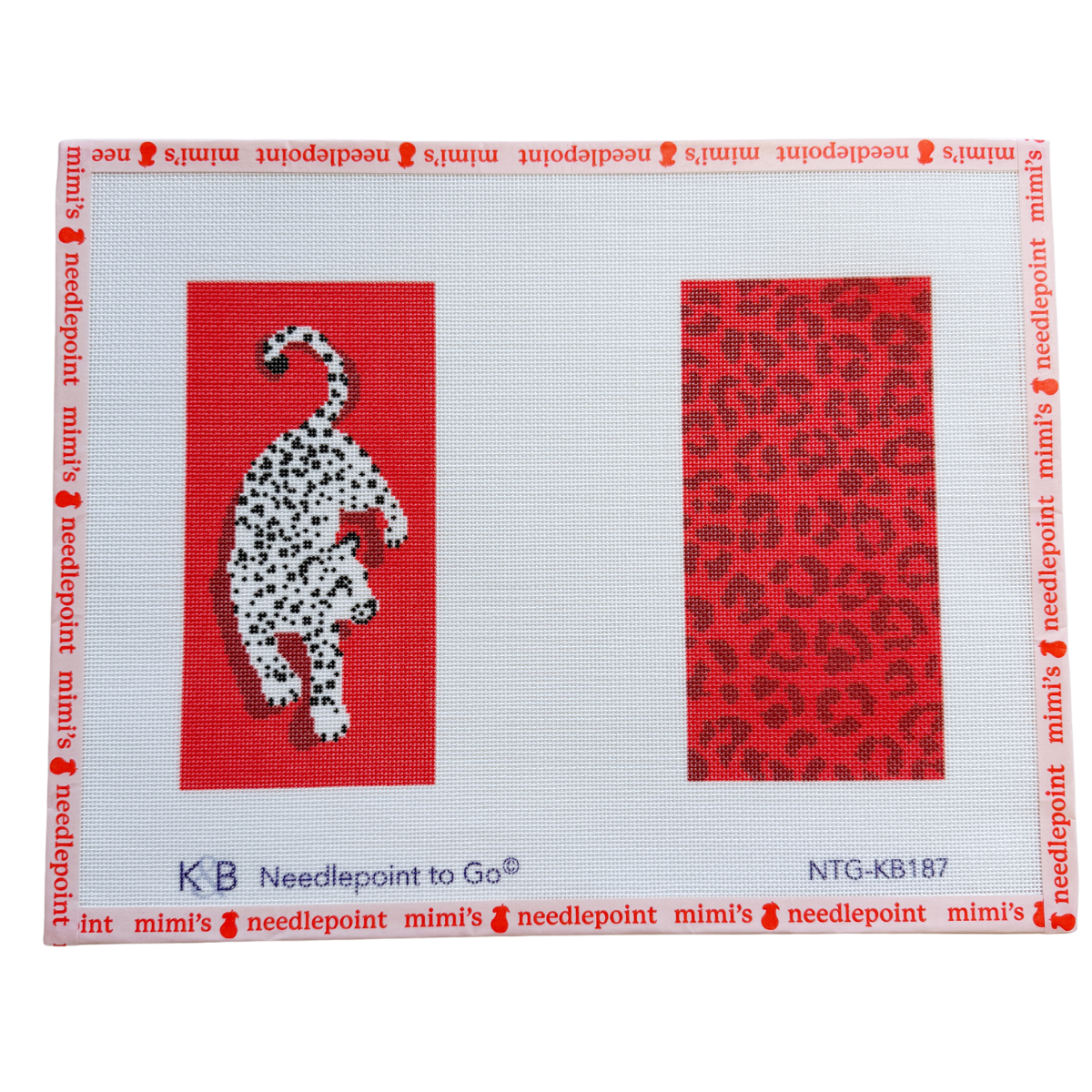 Leopard Eyeglass Case - Red