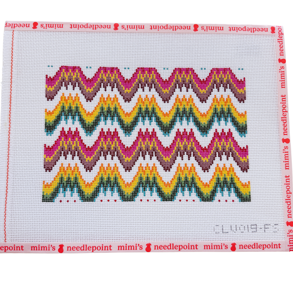Flame Stitch Clutch
