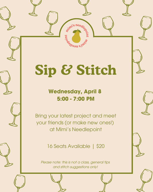 Sip & Stitch | April 8