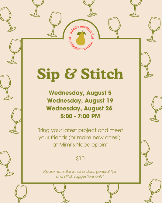 Sip & Stitch | August 2026