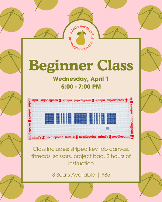 Key Fob Canvas Beginner Class | April 1