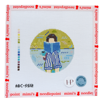 Reading Girl Round