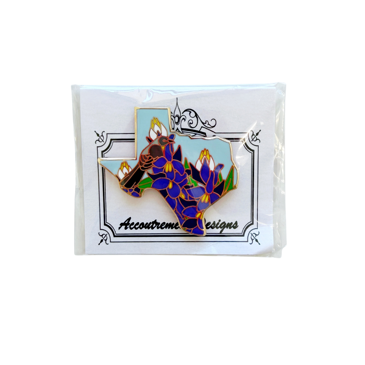 TX State Flowers/Bird Needle Minder