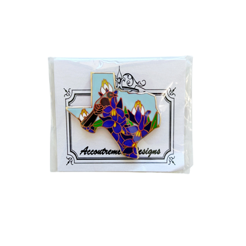 TX State Flowers/Bird Needle Minder