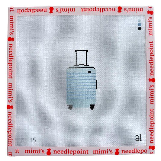 Blue Carry-On Travel Suitcase
