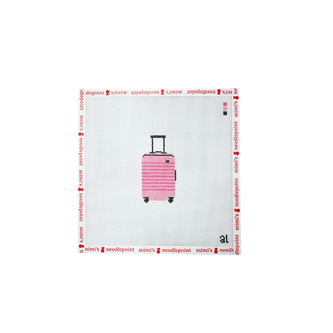 Pink Carry-On Travel Suitcase