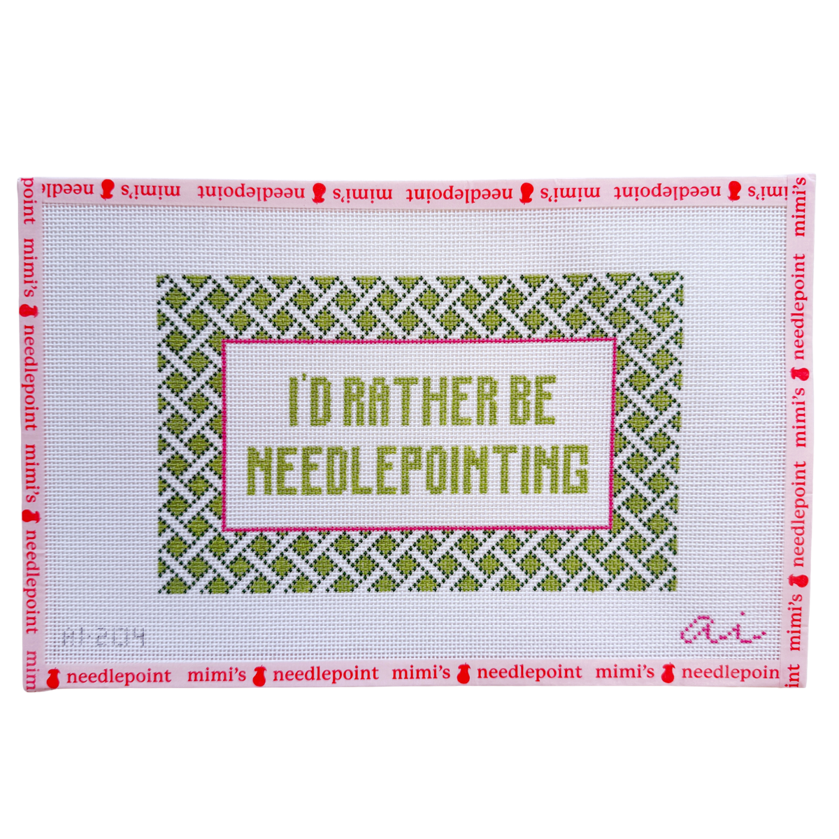 I'd Rather Be Needlepointing