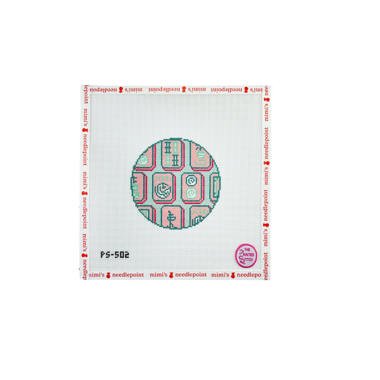 Mahjong Tiles Pink