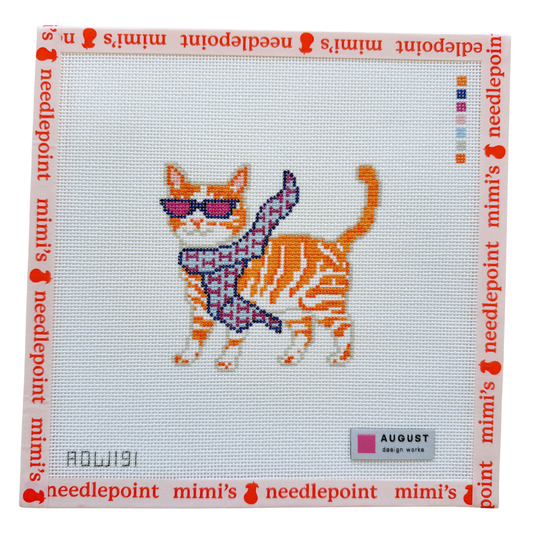Bougie Orange Tabby Cat