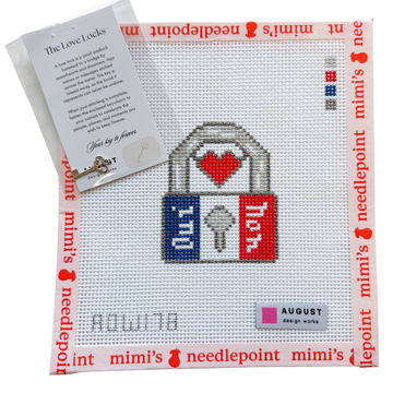 Paris Love Lock - Canvas + Key Charm