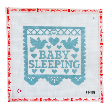 Baby Sleeping Papel Picado (Blue)