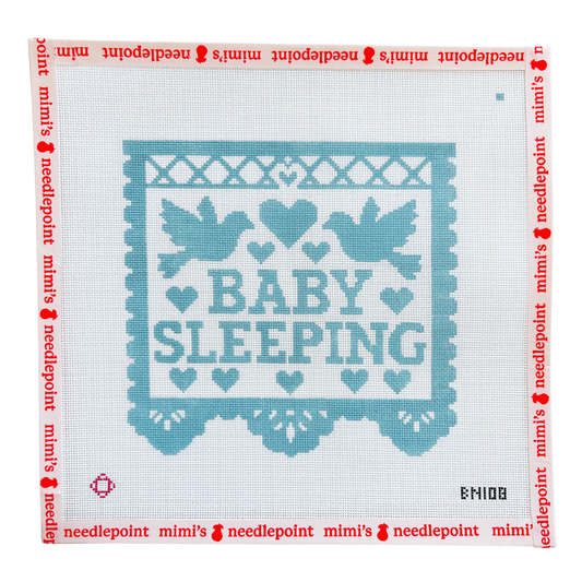 Baby Sleeping Papel Picado (Blue)