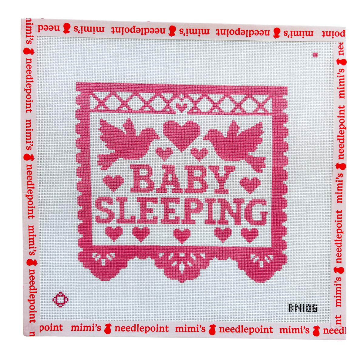 Baby Sleeping Papel Picado (Pink)