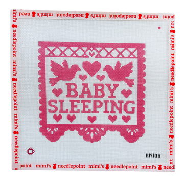 Baby Sleeping Papel Picado (Pink)