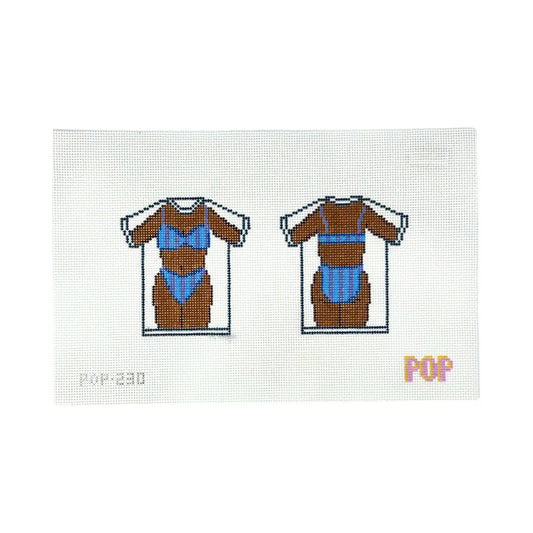 Bikini Shirt - Teal- Trunk Show