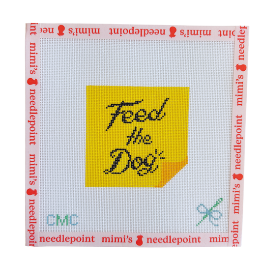 Feed The Dog Post-It Note