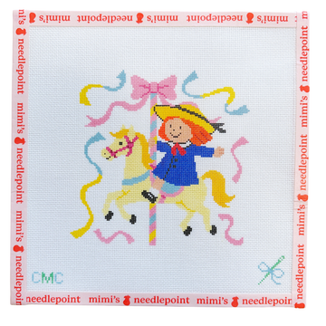 Madeline on Carousel Canvas