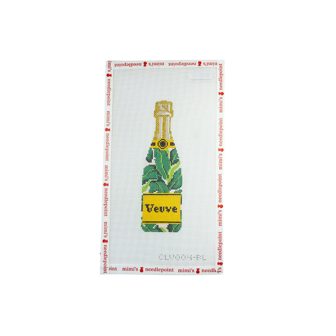 Banana Leaf Champagne Bottle