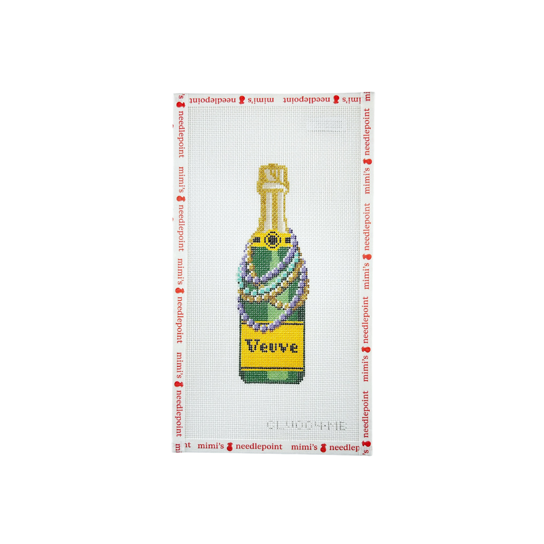 Mardi Gras Champagne Bottle