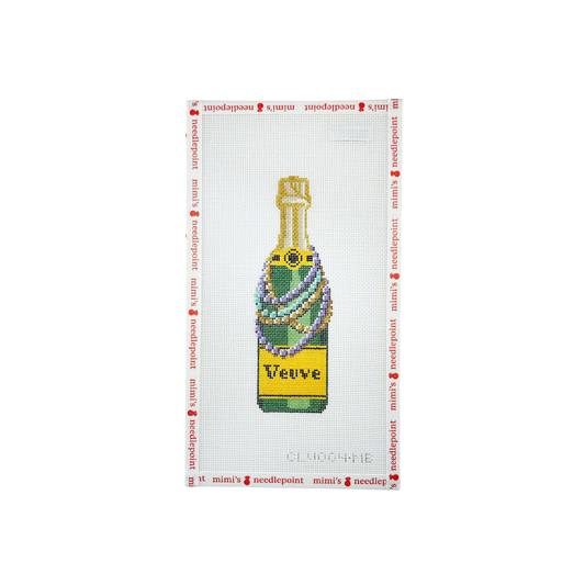 Mardi Gras Champagne Bottle