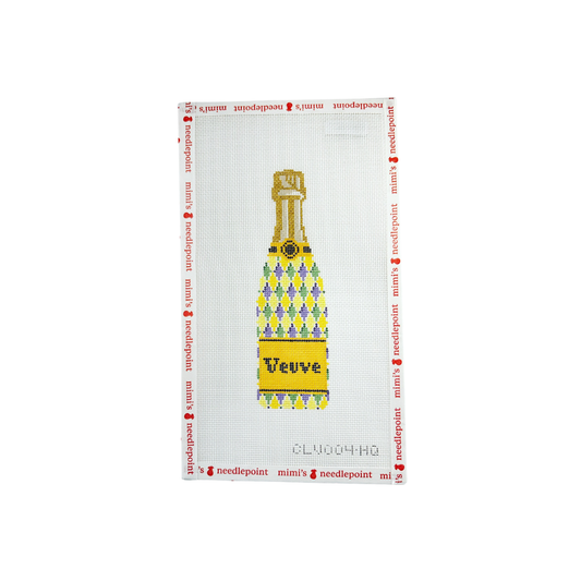 Harlequin Champagne Bottle