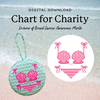 Pink Seashell Bikini Chart for Charity *Digital Download Only*