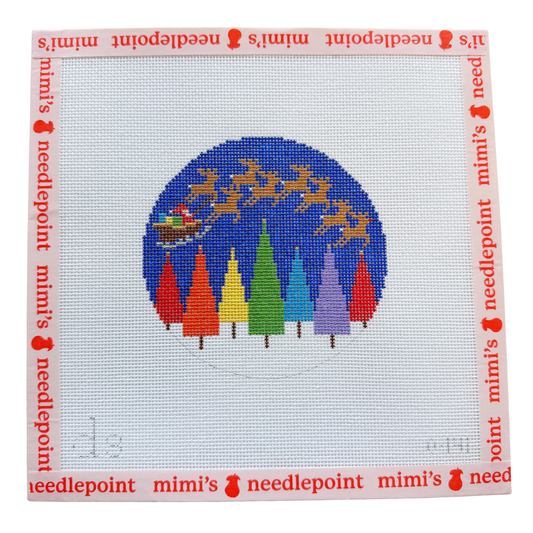 Rainbow Trees Round