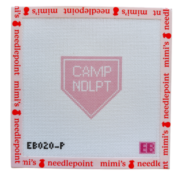 Camp Needlepoint Bag Charm