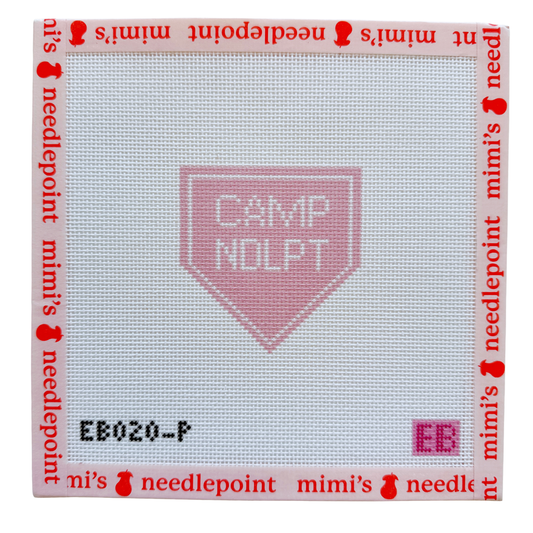 Camp Needlepoint Bag Charm