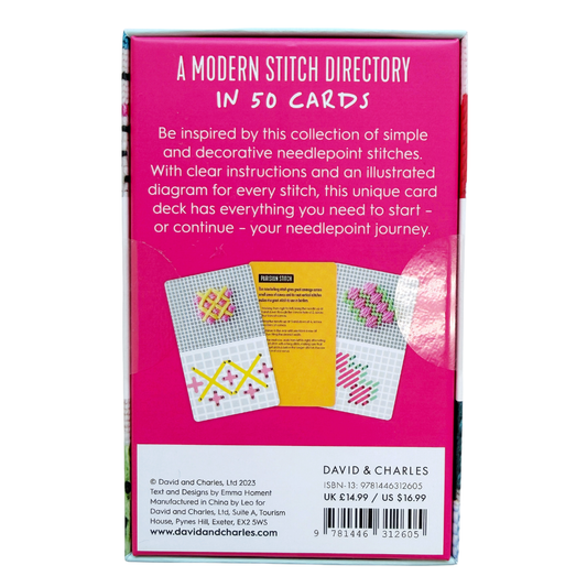 Needlepoint A Modern Stitch Directory in 50 Cards