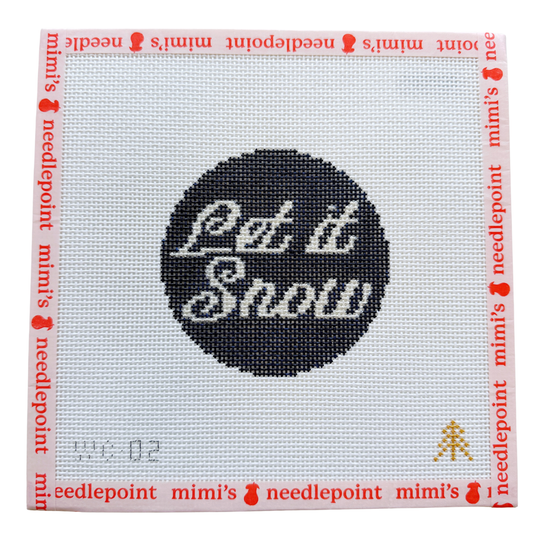 Let It Snow 4" Round