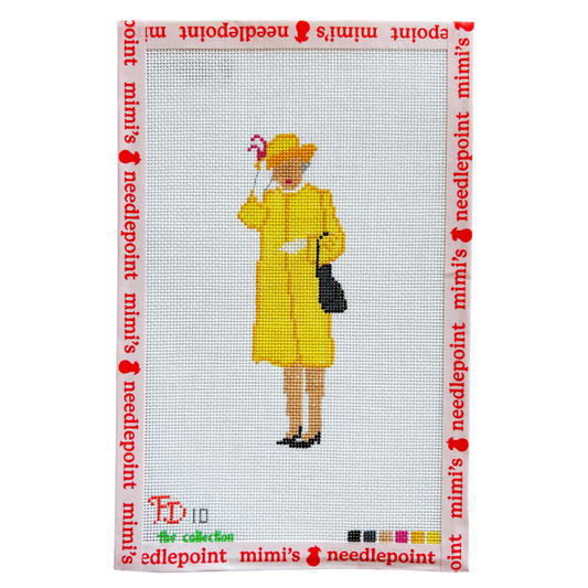 Elizabeth Waves in Yellow