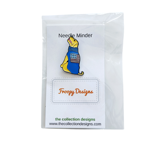 Yellow Lab in Sweater Needle Minder