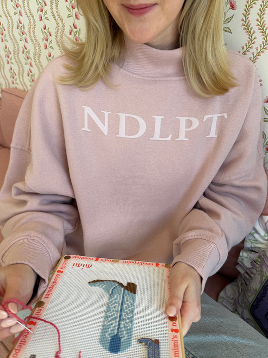 The NDLPT Mock Neck Sweatshirt (Dusty Rose)