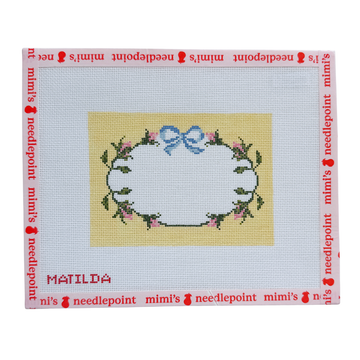 Roses and Ribbon Wreath - Lemon