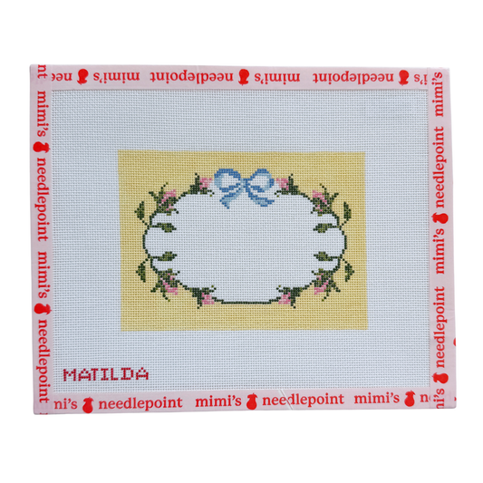 Roses and Ribbon Wreath - Lemon