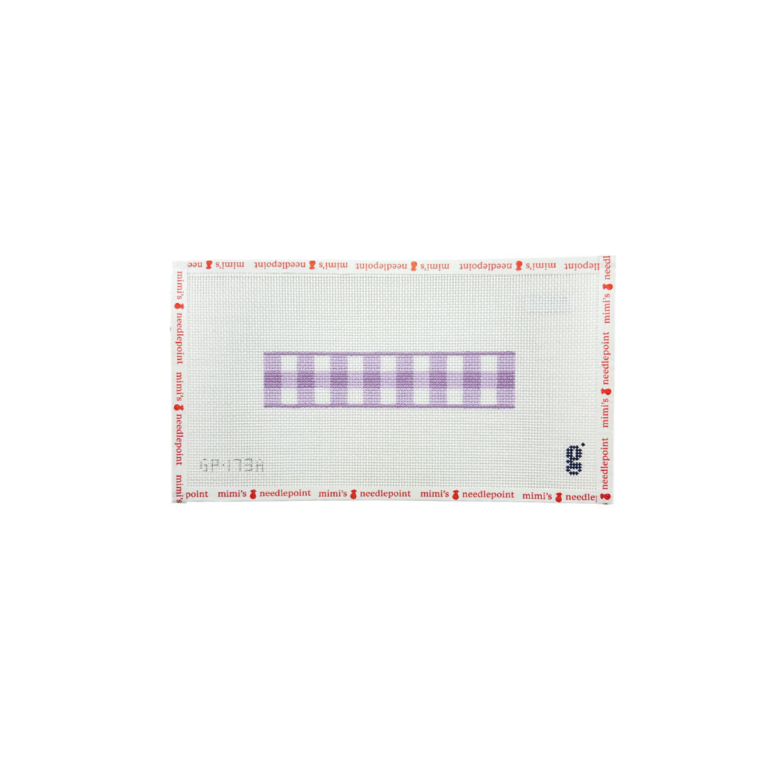 Gingham Fob - Lavendar