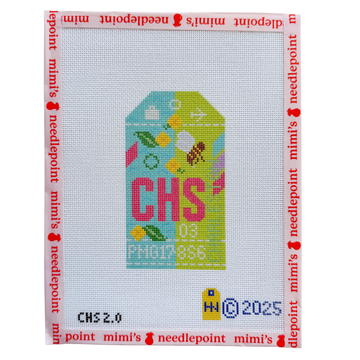 Charleston 2.0 Retro Travel Tag