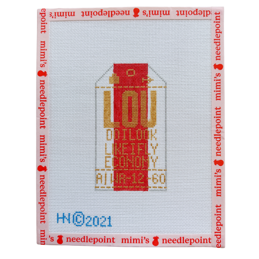 LOU Retro Travel Tag