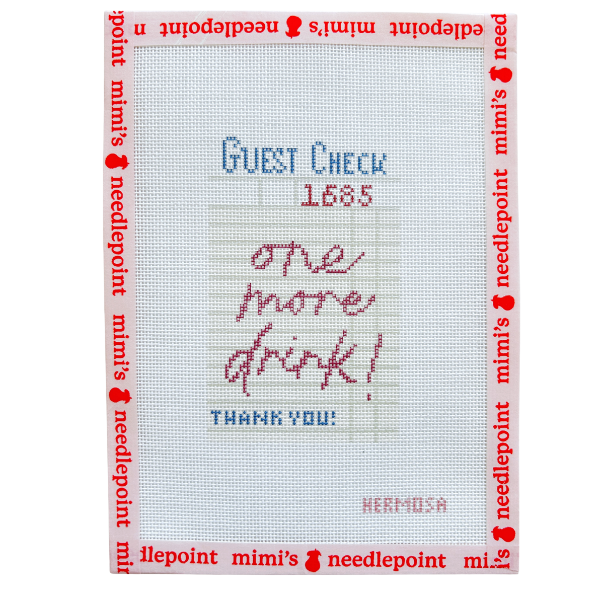 One More Drink Guest Check