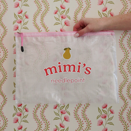 Mimi's Needlepoint Mesh Project Bag
