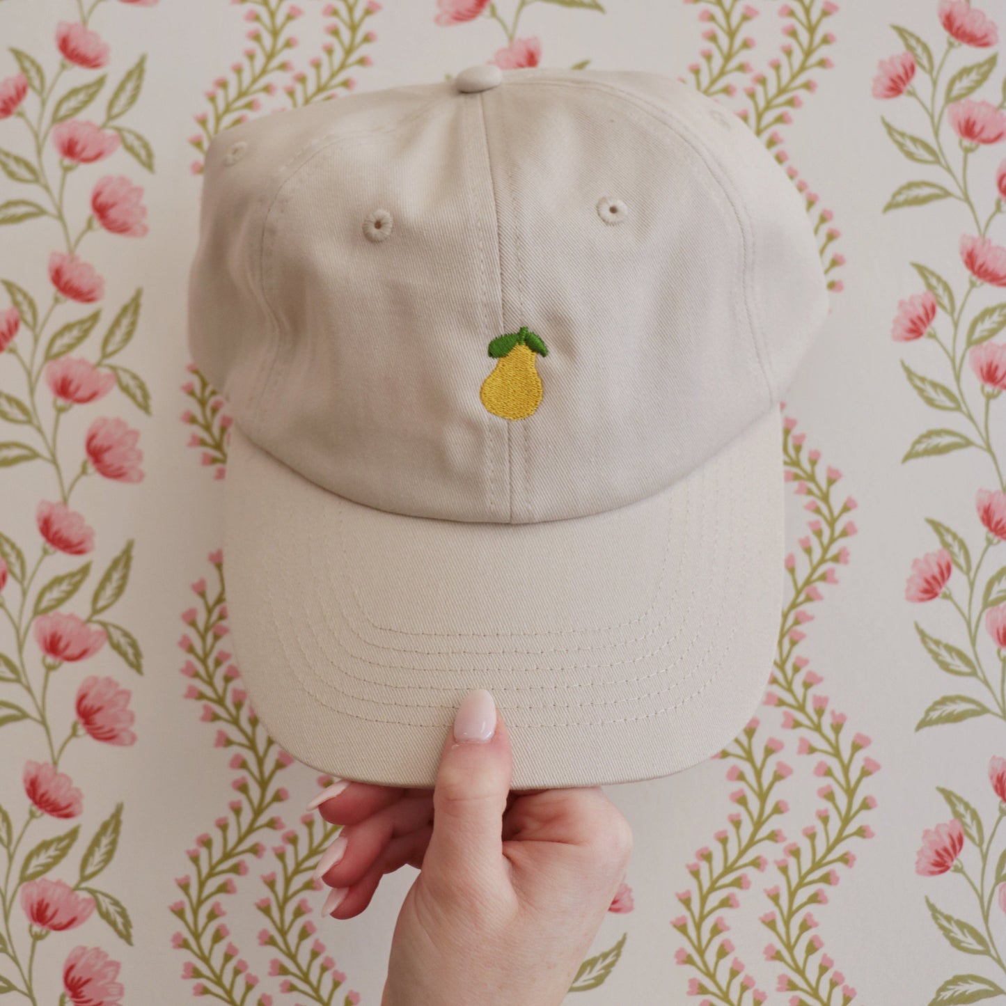 Mimi's Needlepoint Pear Hat