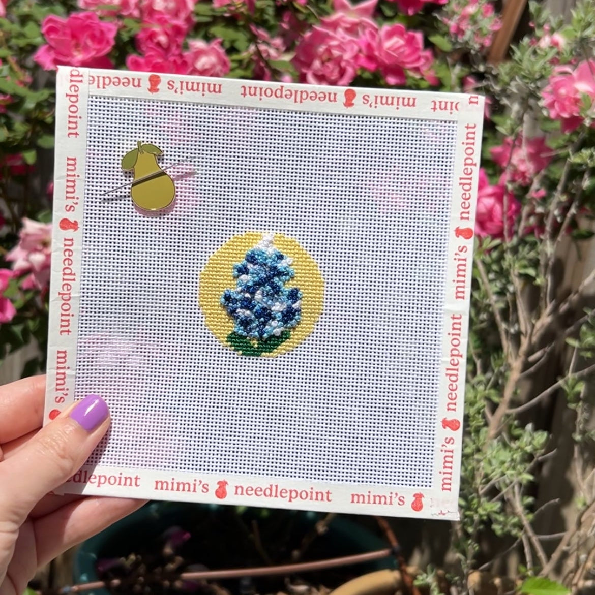 Bluebonnet Bag Charm