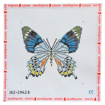 Large Butterfly - Blue Grey