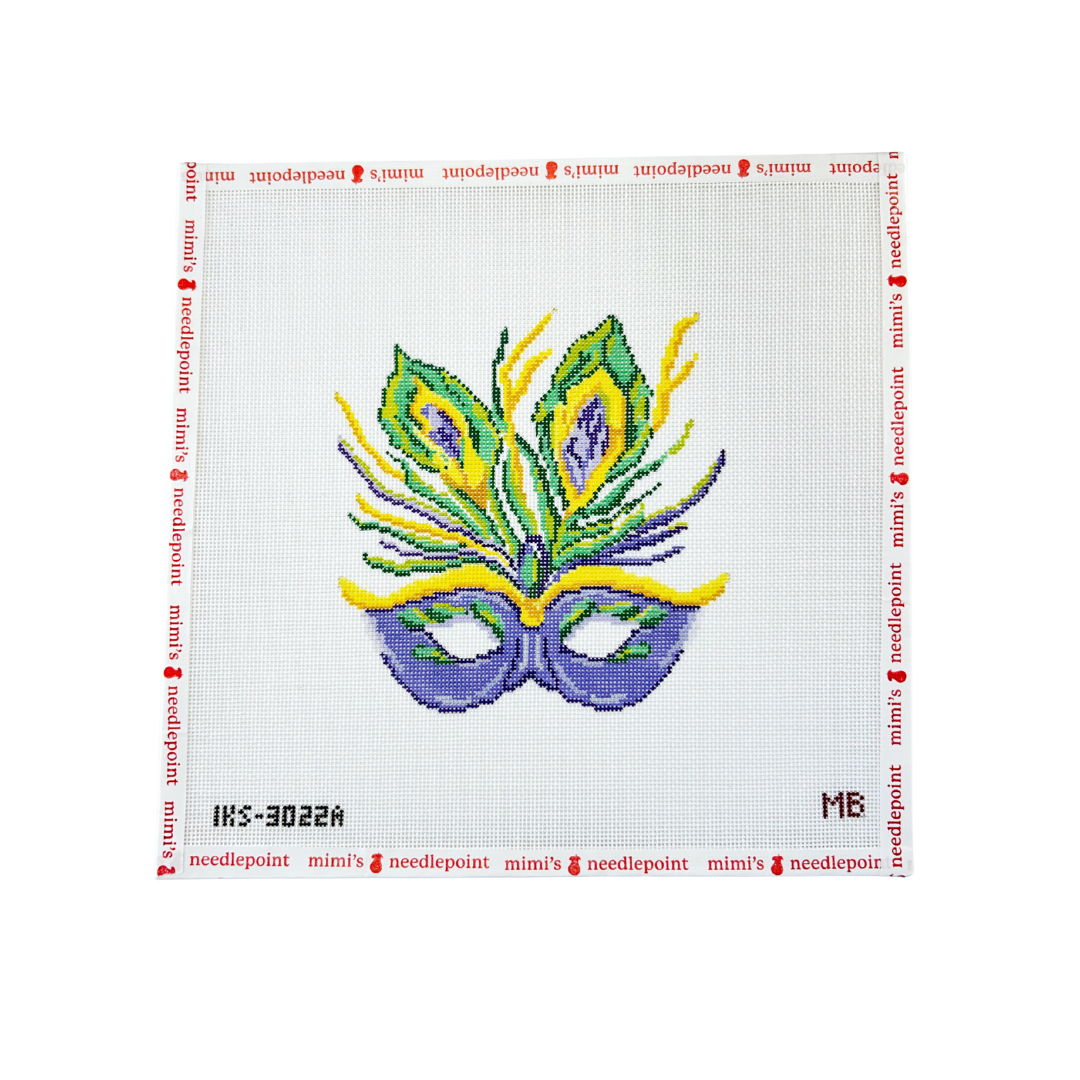 Purple Mardi Gras Mask