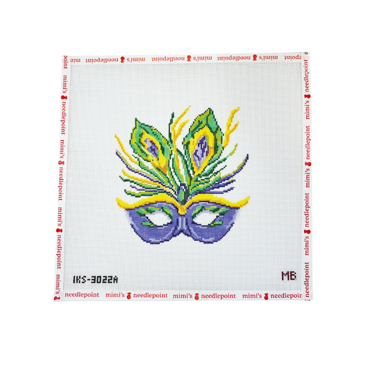 Purple Mardi Gras Mask