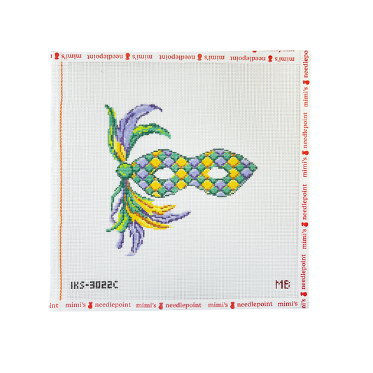 Yellow Mardi Gras Mask