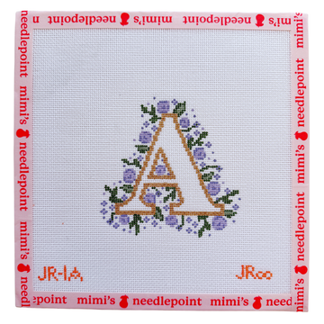 Alphabet Floral A