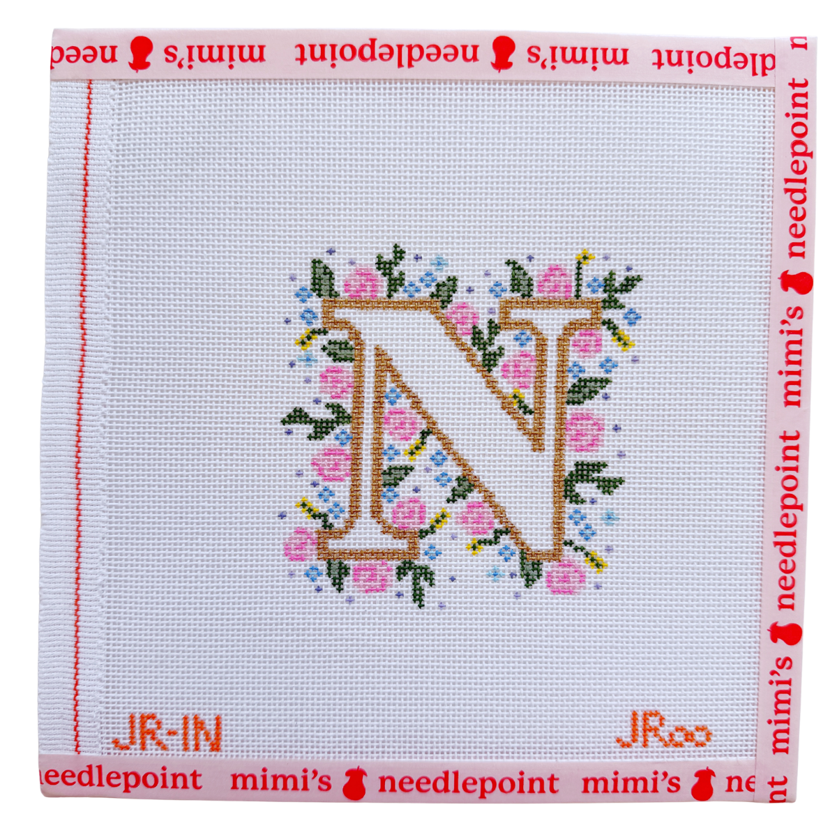 Alphabet Floral N